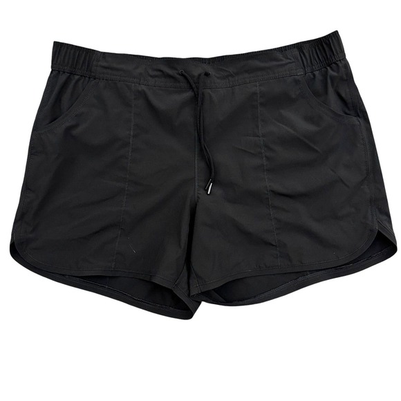 Lands' End Other - Lands End Women's Black Polyester Drawstring Swim Shorts Plus Size 18W